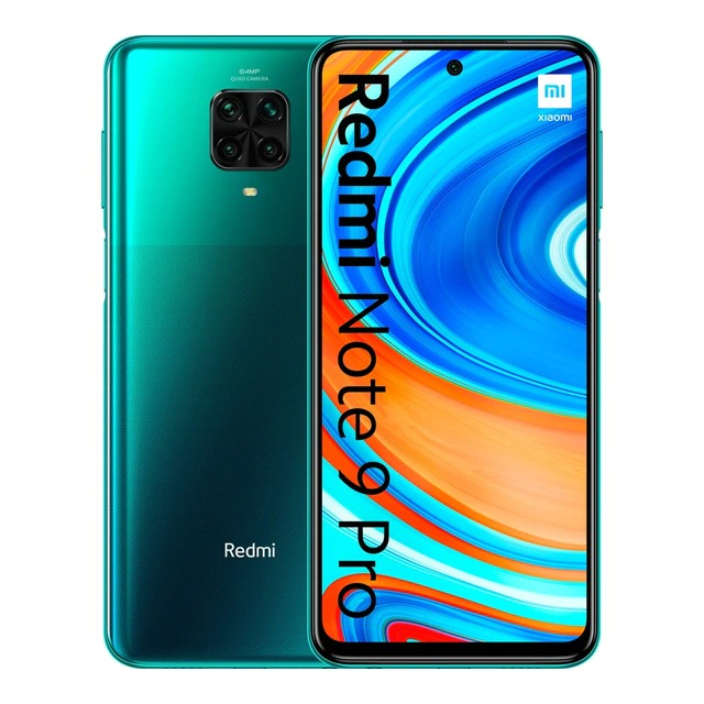 Xiaomi Redmi Note 9 Pro 6/128GB Verde - 6.67" FHD+, Snapdragon 720G 2.3Ghz