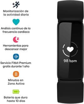 PULSERA FITBIT INSPIRE 2 FB418BKBK BLACK/BLACK