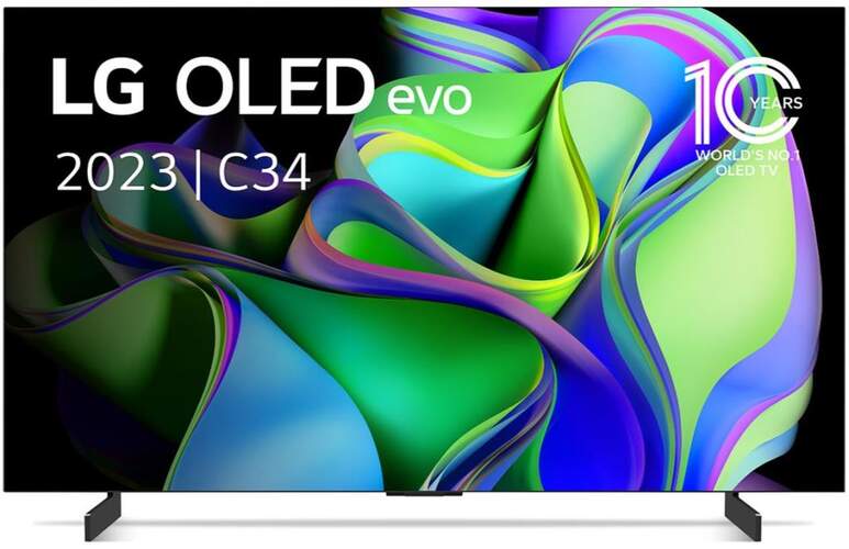 TV 42" LG OLED C3 Evo (42C34LA) - 4K 120Hz, A9 (Gen6), Smart TV, Dolby Vision IQ/Atmos 20W, Gaming