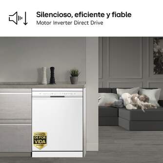 LVJ. LG DF355FW BLANCO INV. 3%%%#170;BAND QUADW DSP