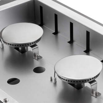 PLANCHA GAS VITROKITCHEN PG230NB 2Q BUT