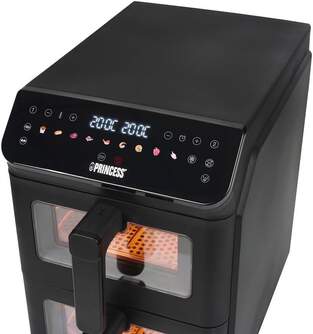 FREIDORA AIRE PRINCESS 182490 11,2L 2X5,6L 3000W VENTANA