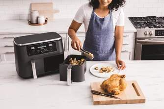 FREIDORA AIRE NINJA AF400EU DOBLE 9,5L 4,75LX2 DIG