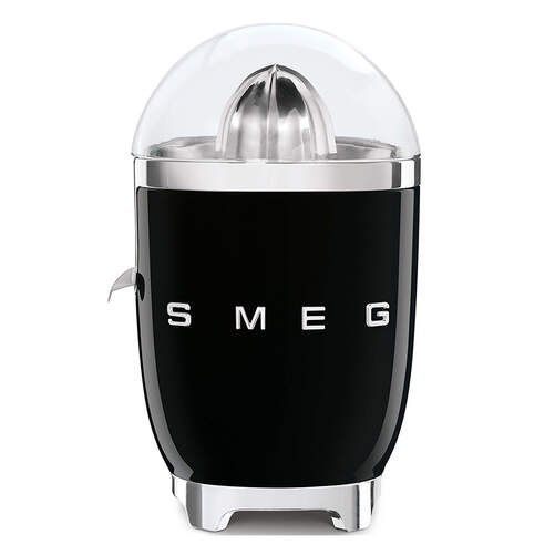 Exprimidor Smeg CJF11BLEU - 70 W, Antigoteo, Inox, Negro