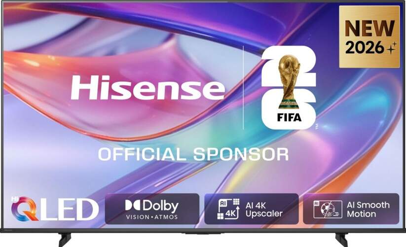 TV Hisense 43" QLED 43E79S - 4K UHD, Smart TV con VIDAA, HDR10+, HLG, Dolby Atmos 10W