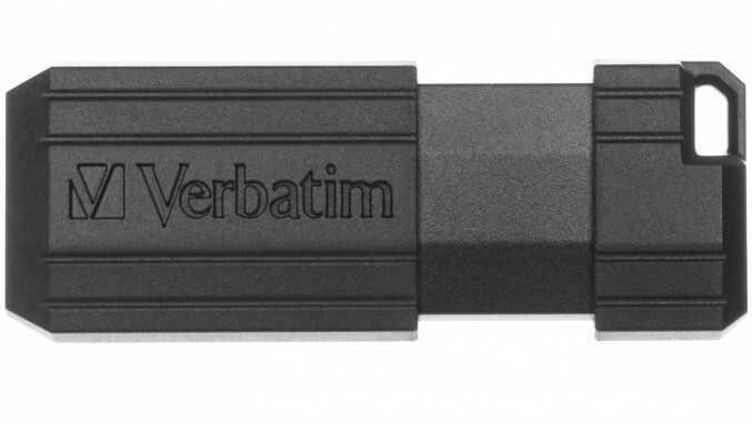 Memoria USB 2.0 Verbatim Pinstripe 64 GB Negro - USB tipo A, 10/4 mb lectura/escritura