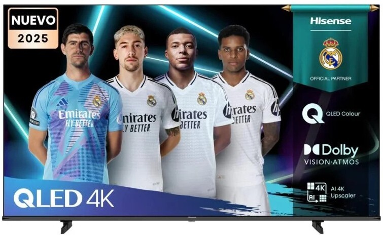 TV Hisense 75" 75E7Q - 4K Ultra HD, QLED, Dolby Atmos 30 W, VIDAA U9, HDR10+