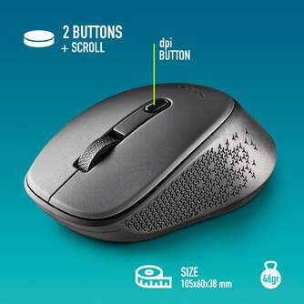 RATON NGS WIRELESS SILENT 2.4GHZ