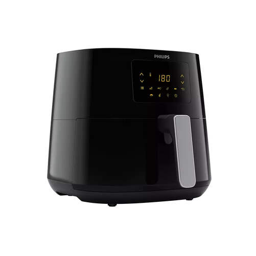 Freidora de aire Philips NA352/00 Doble - 6+3 litros, 2750 W, negro y dorado, táctil