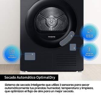 SECADORA SAMSUNG DV90DG52A0ABEC 9K BC DSP NEGRO