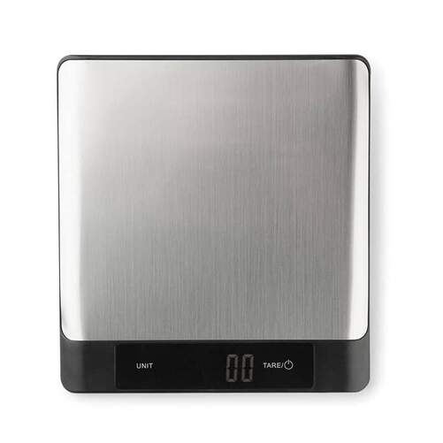 Balanza diet&eacute;tica Jata - Bluetooth, 5 kg, Precisi&oacute;n 1 g, LCD, Inox, Negro