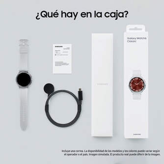 SMARTWATCH SAMSUNG GALAXY WATCH 6 CLASS 43MM SILVE