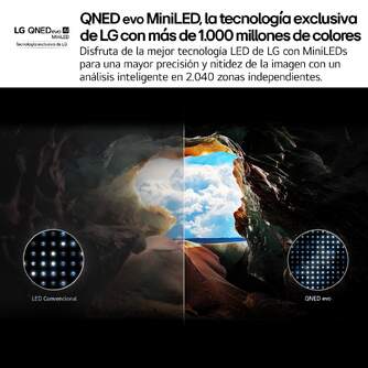 TV LG 65%%%quot; 65QNED87A6B UHD QNED EVO MINILED ALFA8
