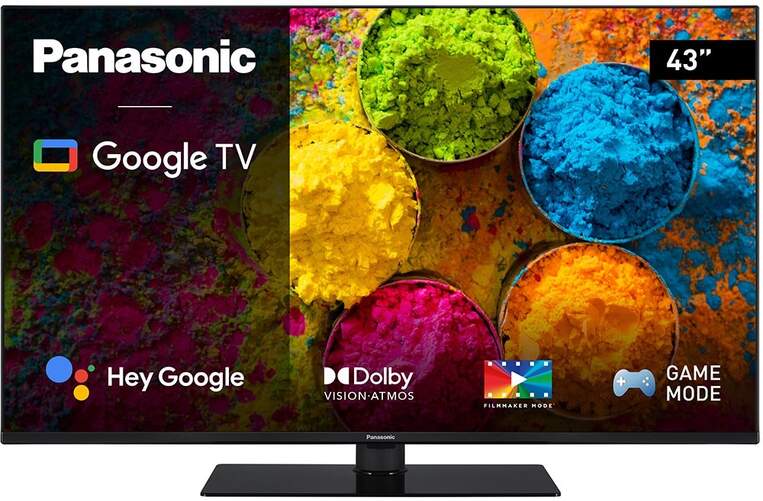 TV Panasonic 43" TX43MX700E - 4K Ultra HD, Google TV, 20 W RMS, Bluetooth y Wi-Fi, HDR10