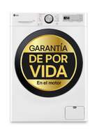 Lavadora LG F4WR5011A6F - 11 kg, 1400 rpm, Clase A -10%, Función Vapor, Steam, 6 Motion DD, Blanco