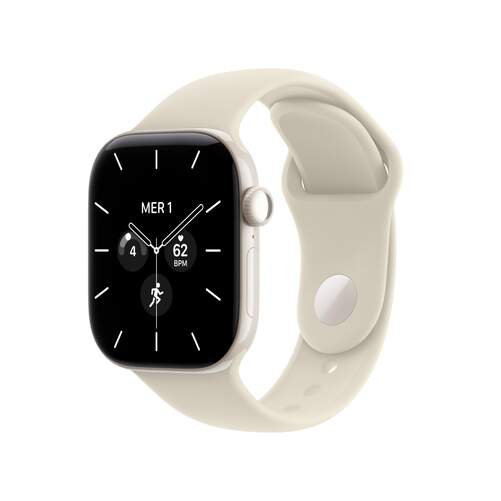 Apple Watch Series 12 GPS +Cellular - Arena, 42mm, frec. card&iacute;aca, 24 h aut., GPS, talla M/L