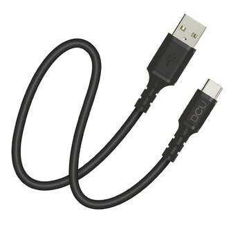 CABLE DCU USB C a USB A 1,5M 2.0 SILICONA FLEX NEG