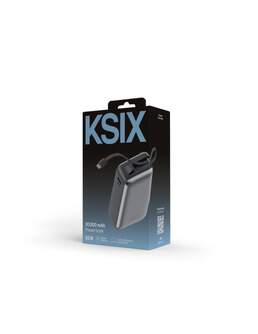 POWERBANK KSIX 30K 1xUSB C   CAB INT USB C 65W