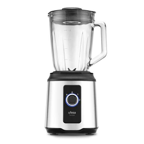 Batidora de vaso Ufesa Sunset 1600W - 1,5 litros, 2 velocidades + Turbo, 4 cuchillas acero inox