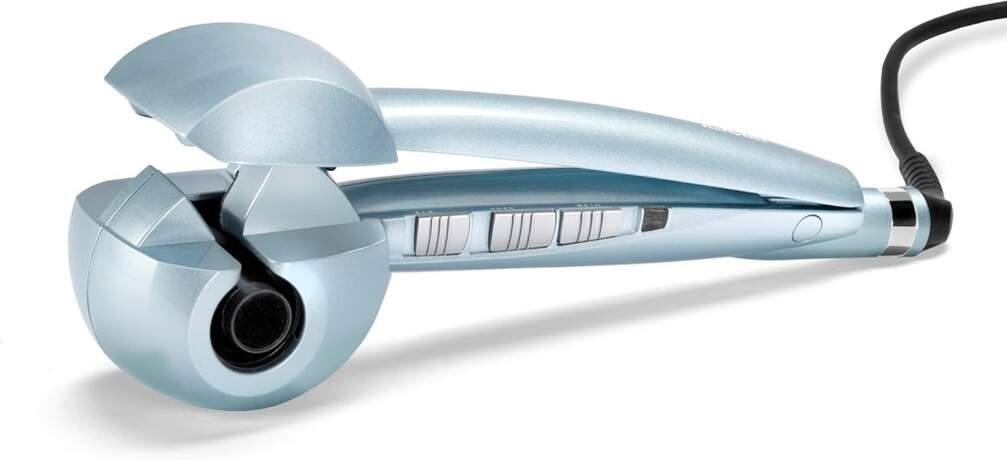 Rizador Babyliss C1700E - 230º, 3 Temperaturas, Iónico, Azul