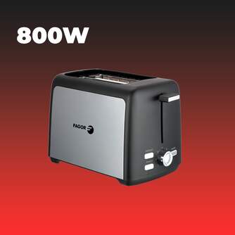 TOST. FAGOR  TOASTPRO 800W 2R CORTO INOX