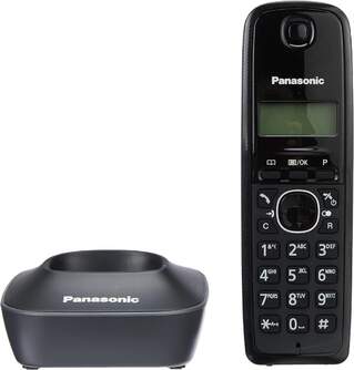 TELEFONO DECT PANASONIC KX-TG1612SP1 BLA/NGR DUO