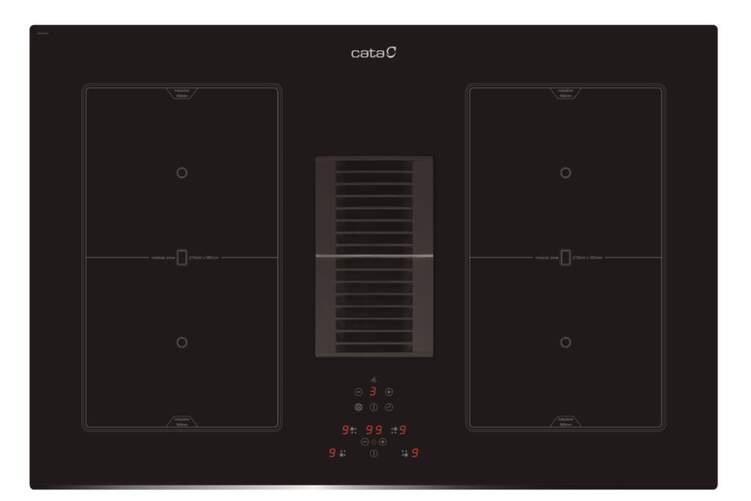 Placa Inducción Extractora CATA AS750/A Flex 77cm 4f