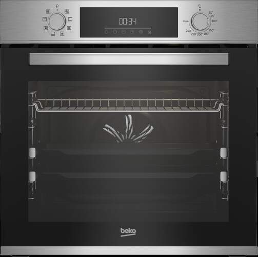 Horno Beko BBIM12301X - Guía Telescópica, 72 L, Clase A, Inox, Negro
