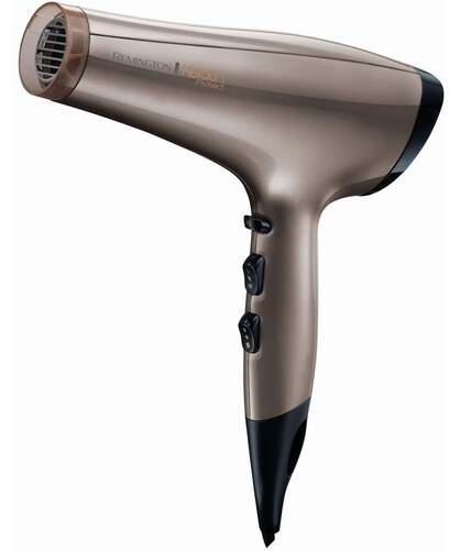 Secador Pelo Remington AC8002 - 2200W, Iónico, 3 Temperaturas, 2 Velocidades, Difusor, Cerámica