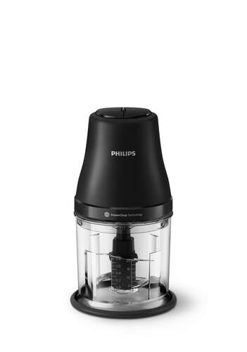 Picadora Philips HR1501/00 - 450 W, 1 L, Bowl Pl&aacute;stico, Negro