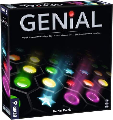Juego de Mesa Devir: Genial - A partir de 8 años, 1-4 jugadores, partidas 45 minutos