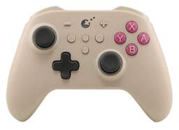 Mando GUlikit KK3 Pro NS38 - Beige, para Switch, PC y M&oacute;vil, joysticks y gatillos efecto Hall