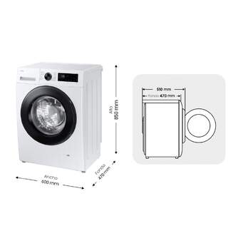LVD. SAMSUNG WW80FG5L32AEEC 8K 1200R BCO
