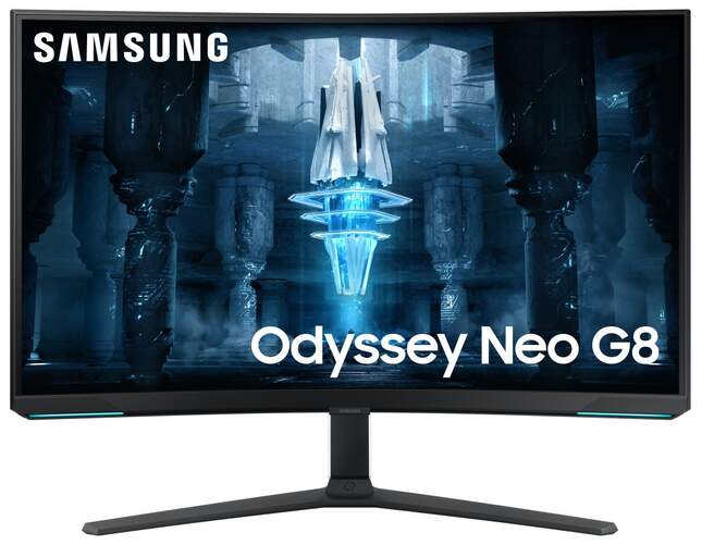 Monitor Curvo Samsung 32" LS32BG850NPXEN - 4K Ultra HD MiniLED, 240 Hz, 1ms tiempo respuesta