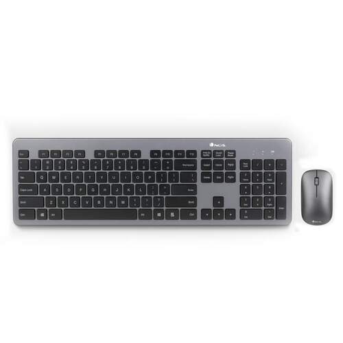 Ratón y teclado inalámbricos NGS Matrix Kit - Óptico 2.4GHz, 1600dpi, 2 Botones + Scroll