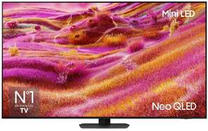 TV Samsung 55" NeoQLED TQ55QN90F - 4K Ultra HD, Tizen Smart TV, 165 Hz, 60 W RMS, HDR10+