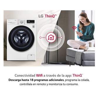 LVD. LG F4WV5012S0W 12K 1400R  SMART STEAM