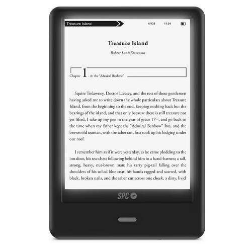 E-Book SPC Dickens Light 2 Pro 5615A - 6", pantalla Táctil, giratoria y antirreflejos, 8 GB, Negro