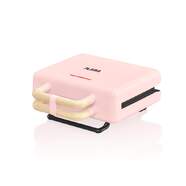 Sandwichera Flama 4963FL Colors Rosa - 800W, Placas Antiadherentes Extra&iacute;bles