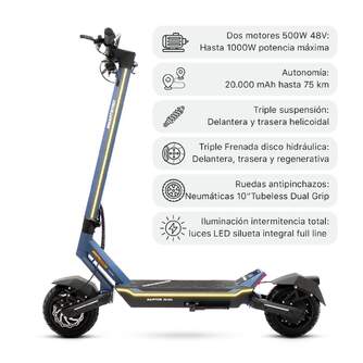 PATIN ELECTRICO SMARTGYRO RAPTOR DUAL EVO 2X500W