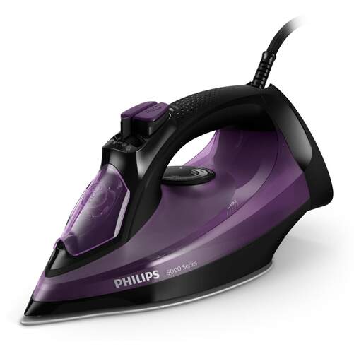 Plancha Philips DST5030/80 - 2400 W, 180 g/min, golpe de vapor, 45 g/min continuo