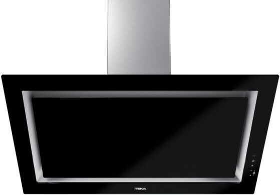 Campana Decorativa Teka DLV98660 TOS 112930029 - 696 m3/h, Clase A+, 3 Velocidades, 90 cm, Negro