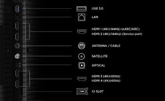 TV TCL 75%%%quot; 75P8L UHD MINILED GOOGLETV 144HZ
