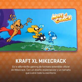 ALFOMBRILLA GAMING KROM KRAFT MIKECRAK XL