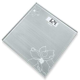 BASCULA BEURER SRGS1 CRISTAL GRIS 180K LCD GDE.