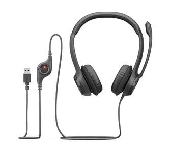 AURICULARES LOGITECH USB HEADSET H390 MICROFONO