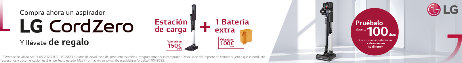 Consigue 100 das de prueba con LG Mi Electro