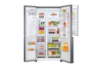 FRI. LG GSJV31DSXF 179X91 DID 635L INOX DISPEN