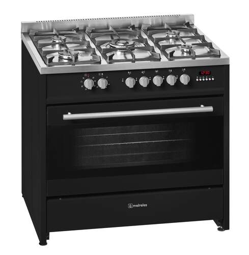 Cocina Meireles E911BL - Encendido electrónico, gas butano, horno 121 L, alimentación eléctrica
