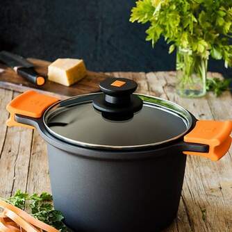 OLLA BRA EFFICIENT 20CM ALTA C/TAPA